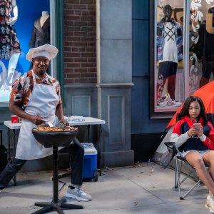 Papà, non mettermi in imbarazzo! - Jamie Foxx e Kyla-Drew in una scena