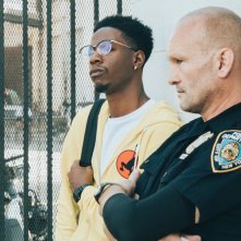 Due estranei: un'immagine dal set