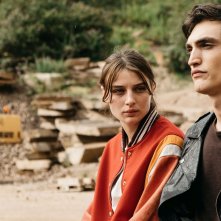 Non mi uccidere: Rocco Fasano e Alice Pagani durante una scena