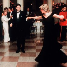 John Travolta con Lady Diana nel 1985, alla Casa Bianca