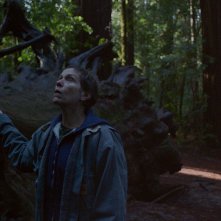 Nomadland: Frances McDormand durante una scena del film