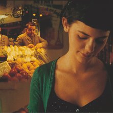 Il favoloso Mondo di Amelie: Audrey Tautou in una scena del film