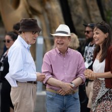 Rifkin's Festival: Wallace Shawn, Woody Allen, Elena Anaya in una foto dal set