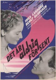 Locandina di Det är aldrig för sent