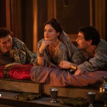 Domina: Matthew McNulty,  Kasia Smutniak e Ben Batt nel quarto episodiodella serie Sky Original