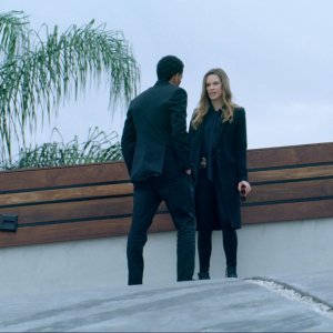 Doppio inganno: Hilary Swank, Michael Ealy in una scena del film