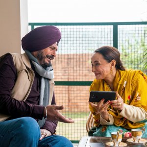 Sardar Ka Grandson: una sequenza