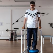 Il Divin Codino: Andrea Arcangeli durante la fisioterapia