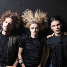 Il quaderno nero dell'amore: Michele Cesari, Emilia Verginelli e Martina Palmitesta un'immagine promozionale