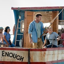 Blue Miracle - A pesca per un sogno: Dennis Quaid con Jimmy Gonzales in un'immagine