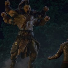 Mortal Kombat: Angus Sampson in una scena del film