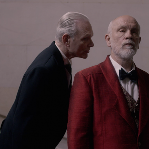 Valley of the Gods: John Malkovich e Keir Dullea in una scena
