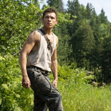 Chaos Walking: Tom Holland in una scena del film