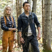 Chaos Walking: Tom Holland e Daisy Ridley in una scena del film