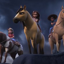Spirit - Il ribelle: una scena del film d'animazione