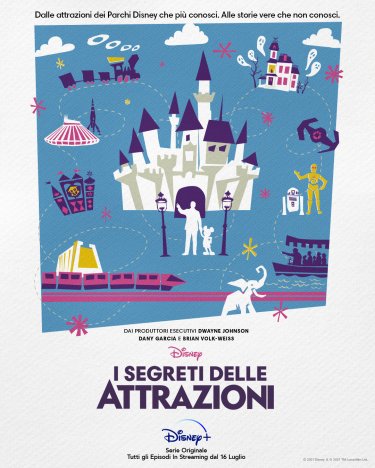 I Segreti Delle Attrazioni Disney Poster