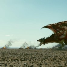 Monster Hunter: una sequenza del film