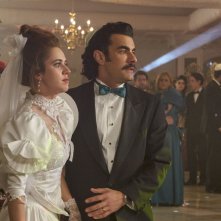 La casa de las flores - Il film: Tessa Ia con Javier Jattin in una scena del film