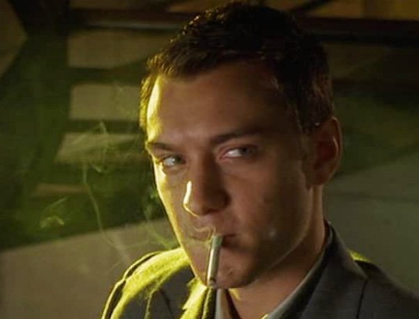 Jude Law sul set di Gattaca