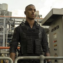 La guerra di domani: Keith Powers in una scena