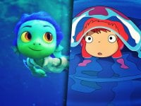 Luca e Ponyo sulla scogliera: dal mare, con semplicità e purezza