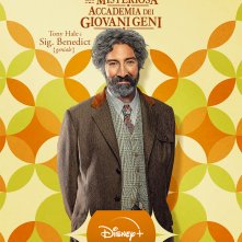 La misteriosa accademia dei giovani geni: il Signor Benedict in un character poster