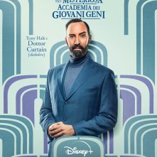 La misteriosa accademia dei giovani geni: Dottor Curtain in un character poster
