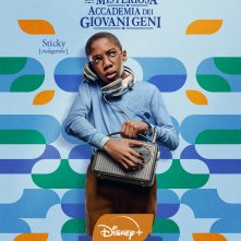 La misteriosa accademia dei giovani geni: Sticky in un character poster