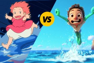 Luca / Ponyo sulla scogliera - Film allo specchio