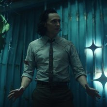 Loki: Tom Hiddleston in una scena del quinto episodio