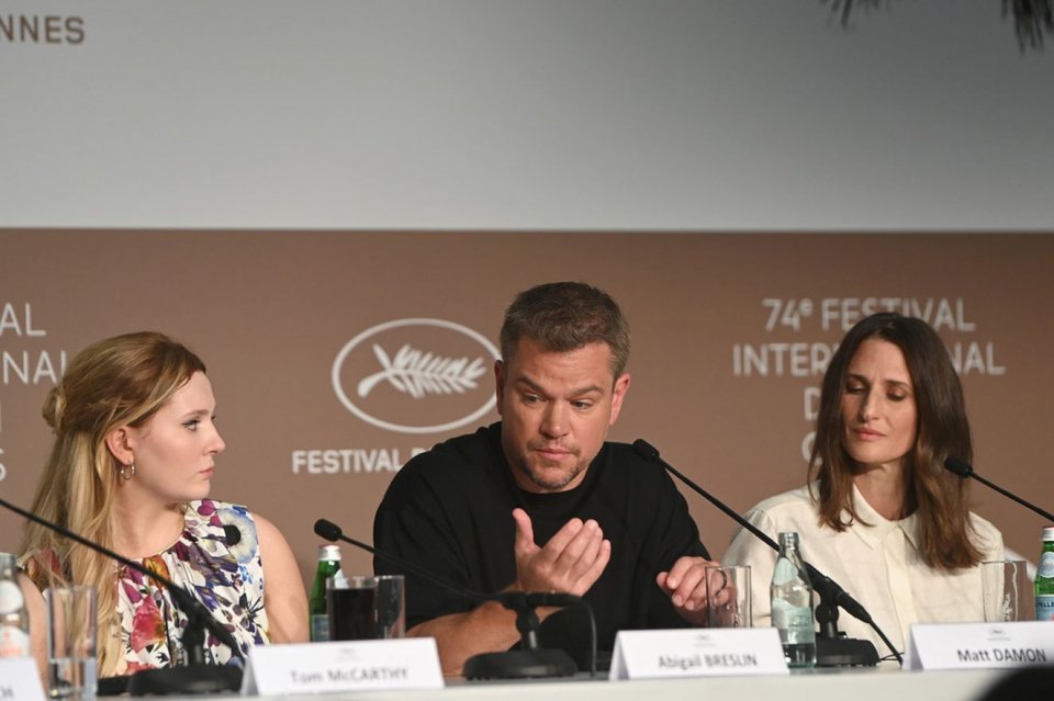 La Ragazza Di Stillwater Matt Damon Abigail Breslincamille Cottin Cannes 2021