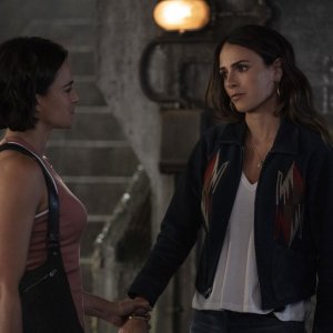 Fast & Furious 9 - The Fast Saga: Jordana Brewster, Michelle Rodriguez in una scena del film