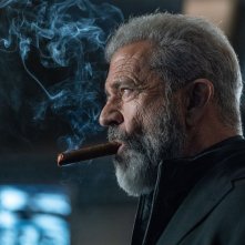 Boss Level: Mel Gibson in una scena del film