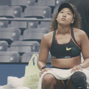 Naomi Osaka: la protagonista in una scena