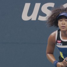 Naomi Osaka: la tennista durante una partita