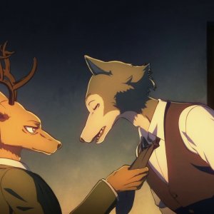 Beastars 2: Louis e Legoshi in una scena