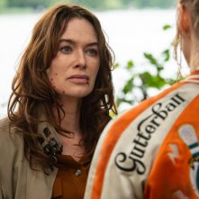Gunpowder Milkshake: Lena Headey durante una scena