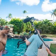 Giganti - Le leggende Hawaiane del Sumo: un momento delle riprese della serie