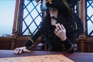 Capitan Sciabola E Il Diamante Magico - Clip Rotta Verso Baia Di Luna