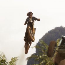 Fast & Furious 9 - The Fast Saga: Michelle Rodriguez in una scena acrobatica