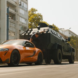 Fast & Furious 9 - The Fast Saga: una scena d'azione del film