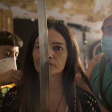 Il Mostro della Cripta: Chiara Caselli in una foto dal set