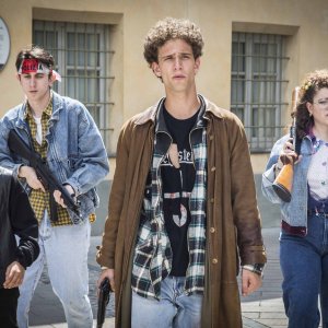 Il Mostro della Cripta: Nicola Branchini e Tobia De Angelis in una scena del film