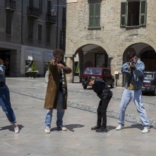Il Mostro della Cripta: Tobia De Angelis e Nicola Branchini in una scena del film