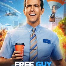 Free Guy - Eroe per gioco:  il character poster di Ryan Reynolds