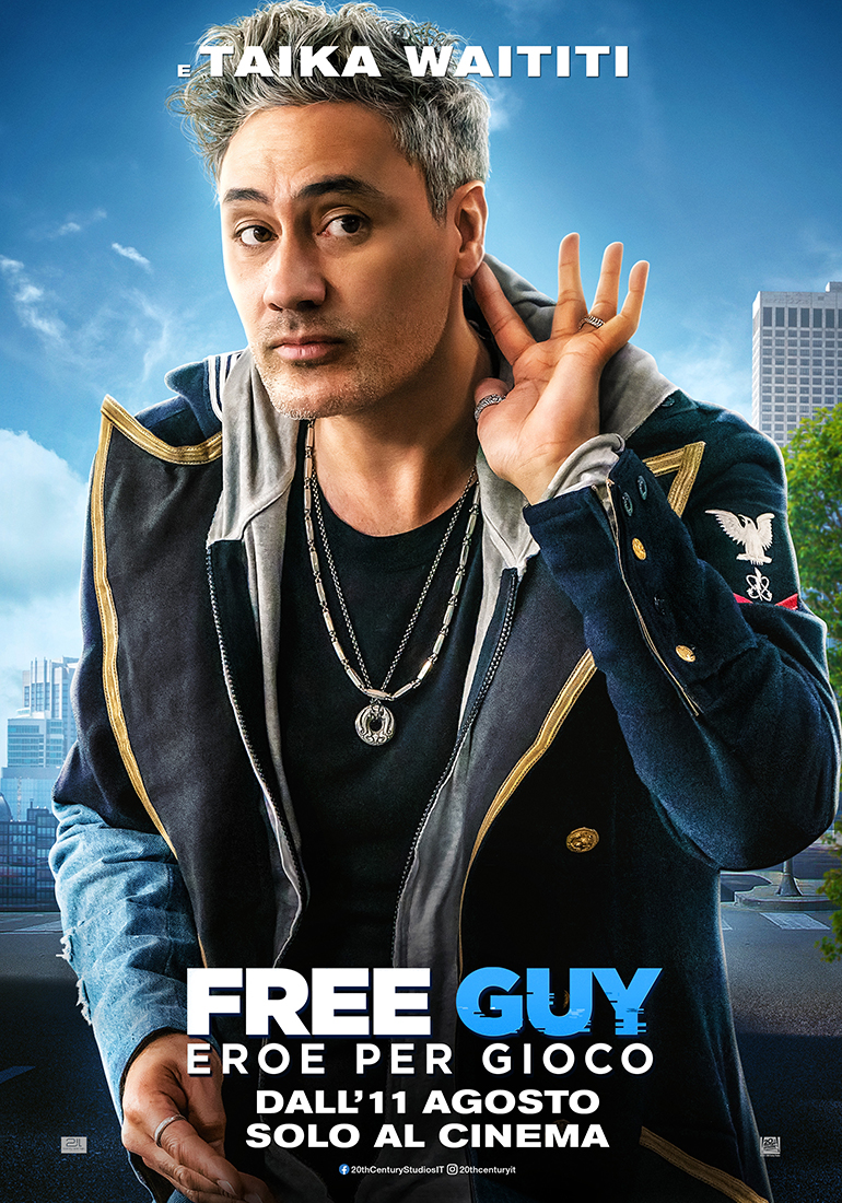 Free Guy Eroe Per Gioco Character Poster 6