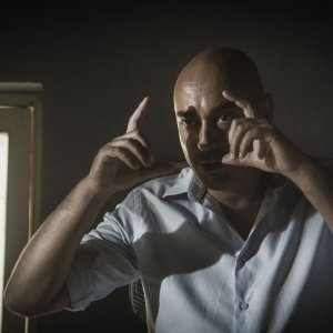I giganti: Michele Manca in una scena