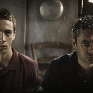 I giganti: Riccardo Bombagi e Stefano Manca in una scena