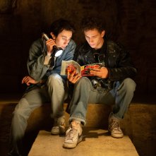 Il Mostro della Cripta:  Nicola Branchini, Tobia De Angelis durante una scena