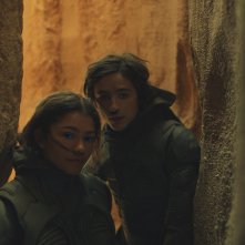 Dune: Zendaya e Timothee Chalamet in una scena